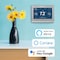 Honeywell Honeywell Home Smart Color Built In WiFi Heating and Cooling Touch Screen Programmable Thermostat RTH9585WF1004W - alternate 2